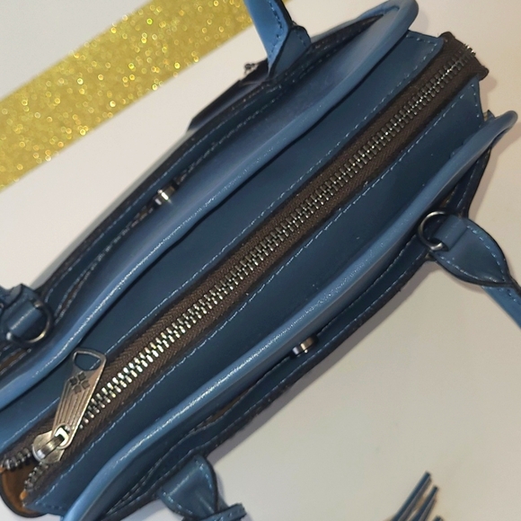 Patricia Nash Burnished Rose Tooled Paris Mirage Satchel - Picture 5 of 7